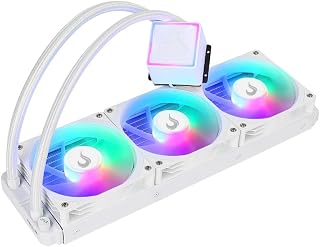 Water Cooler Gamer Rise Mode Frost, ARGB Rainbow, 360mm, AMD e Intel, Branco - RM-WCF-04-RBW