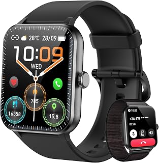 Smartwatch, Relógio Inteligente Blackview 2026 - Faz Chamadas, 100+ Modos Esportivos, 2 Pulseiras, À Prova D'Água, Tela Personalizável, Compatível com Android e iPhone Smartwatch, Relógio Inteligente Blackview 2026 - Faz Chamadas, 100+ Modos Esportivos, 2 Pulseiras, À Prova D'Água, Tela Personalizável, Compatível com Android e iPhone