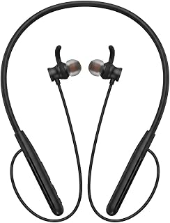 Fone de Ouvido Bluetooth de Pescoço Sem Fio com Microfone Integrado