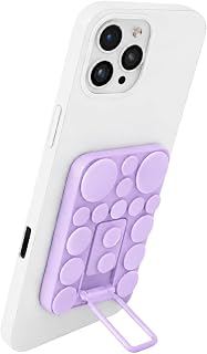 Ventosa Virgínia com Apoio para Celular – Suporte de Sucção Forte para Vidro, Espelho e Uso Mãos Livres. (LILAS)