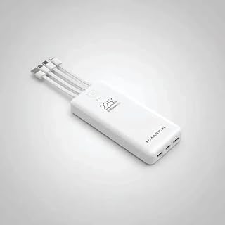 Power Bank 10000mAH carregador portátil 22,5W (Branco)