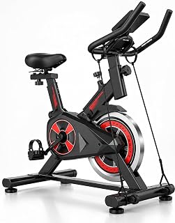 Bicicleta Ergométrica Spinning com Resistência Ajustável p/Treino em Casa