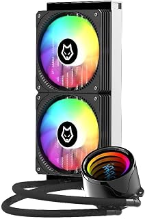 Water Cooler Husky Glacier, Iluminação ARGB, 240mm, AMD e Intel, Preto - HWT600PT