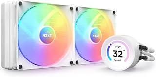 Water Cooler NZXT Kraken Elite 280 RGB - 280mm c/Display, RGB Controller e RGB Fans Branco