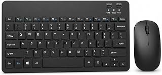 Kit Teclado Mouse Bluetooth USB Sem Fio Portátil Silencioso para Tablet PC