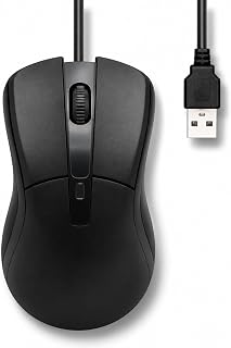 Mouse com Fio USB Óptico para PC e Notebook – Design Ergonômico, Scroll de Rolagem, Plug and Play, Conexão Estável e Uso Confortável para Trabalho, Estudos e Uso Diário – Preto Mouse com Fio USB Óptico para PC e Notebook – Design Ergonômico, Scroll de Rolagem, Plug and Play, Conexão Estável e Uso Confortável para Trabalho, Estudos e Uso Diário – Preto