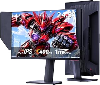 KTC Monitor de jogos 25M2 Pro 400Hz, monitor FHD de 24,5 polegadas com capa