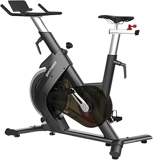 Bicicleta Ergométrica Spinning Bike Pro D1Fitness - Roda de Inércia 14 kg, Resistência Magnética, Suporta 150 kg, Sem Energia