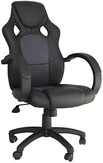 Cadeira de Escritório Racer Preto e Cinza