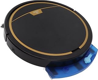 Zopsc Aspirador de pó robô, Aspirador Robótico Inteligente Ultrafino Totalmente Automático, Remoção Silenciosa de Poeira para Pisos Duros, Pêlos de Animais de Estimação, robô Fino para Uso Diário Em
