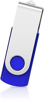 1 unidade flash drive de 8 GB USB 2.0 pen drive pen drive pular chaveiro cartão de memória azul