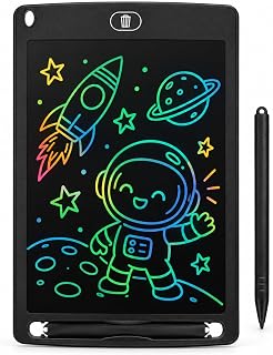 Lousa Mágica Infantil LCD 8,5" Colorida com Caneta - Cores Variadas