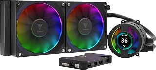 Water Cooler Gamer Gamdias 240mm Chione P3-240U Preto Intel LGA2066 AMD AM5