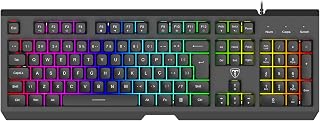 Teclado Membrana Gamer T-Dagger Nova RGB Preto T-TGK110 PT Teclado Membrana Gamer T-Dagger Nova RGB Preto T-TGK110 PT