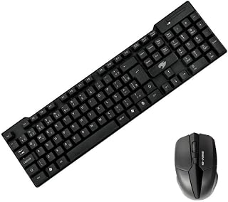 Kit Teclado e Mouse Sem Fio Wireless