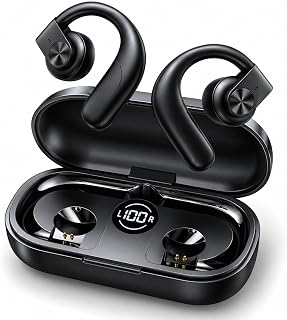 Fone de Ouvido Bluetooth 5.3 Sem Fio TWS com Microfone, Estojo de Carregamento, Som Estéreo, Voz HD, 6 Horas de Uso Contínuo, Alcance de Até 10 Metros, Compatível com Android e iOS, Preto Fone de Ouvido Bluetooth 5.3 Sem Fio TWS com Microfone, Estojo de Carregamento, Som Estéreo, Voz HD, 6 Horas de Uso Contínuo, Alcance de Até 10 Metros, Compatível com Android e iOS, Preto