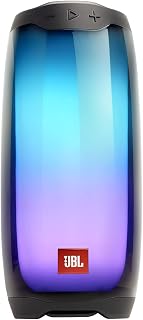 JBL, Caixa de Som, Pulse 4, Portátil, Bluetooth, Show de Luzes, À Prova D'água - Preta