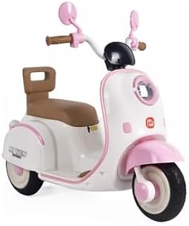 Brinquedo Moto Elétrica Infantil Scooter 6V Rosa