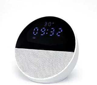 Caixa de Som Bluetooth 15W com Rádio FM Relógio e USB