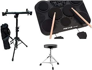 Kit Bateria Eletronica Revas Roland Pb350 + Estante + Banco