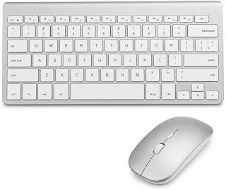 Kit Teclado e Mouse Sem Fio Bluetooth para Computador e Notebook