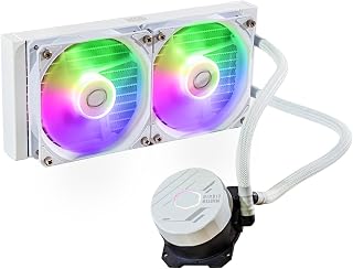 WATER COOLER MASTERLIQUID CORE 240L BRANCO 2 FANS ARGB | MLW-D24M-A18PZ-RW