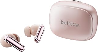 Fone de Ouvido Bluetooth 5.3 Sem Fio, ANC ENC Adaptativo Fone Esportivo, 42 Horas de Bateria, Compatível com iOS e Android, Drivers de 13 mm com Microfone
