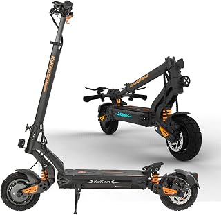 KuKirin G2 Master Patinete Elétrico Adulto, Scooter Elétrica com Motor Duplo 1000W x2, Bateria 52V 20,8Ah, Autonomia até 70 km, Pneus Tubeless 10”, Suspensão Hidráulica, Dobrável, Freios a Disco