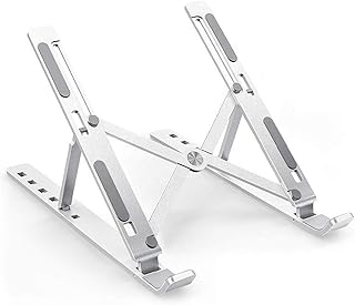 Suporte Para Notebook E MacBook em Alumínio com Altura Ajustável