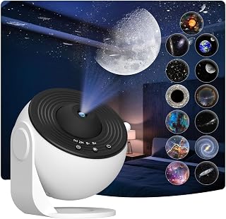 Projetor de planetário para quarto, projetor de luz galáxia estrela com nebulosa, Via Láctea, luz noturna de LED para teto com temporizador, iluminação ambiente para adultos, crianças, adolescentes Projetor de planetário para quarto, projetor de luz galáxia estrela com nebulosa, Via Láctea, luz noturna de LED para teto com temporizador, iluminação ambiente para adultos, crianças, adolescentes