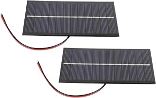 Eacam 2pcs 1W 6V Policristalino Painel Solar para Telefone