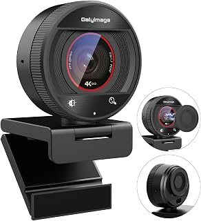 Webcam 4K para computador PC PDAF Autofoco com microfone integrado Windows Webcam 4K para computador PC PDAF Autofoco com microfone integrado Windows