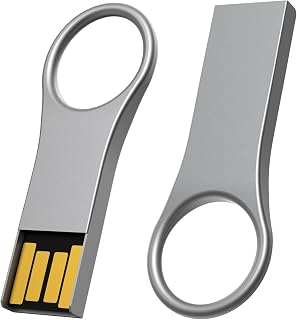 Pen drive USB 2.0 de 32 GB, chaveiro portátil, pen drive para computador, laptop, armazenamento de dados de escritório, preto, 1 peça