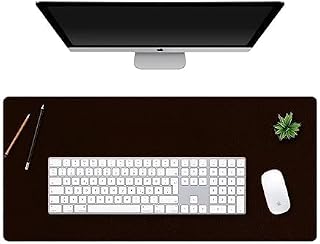 Mouse Pad Grande 90x40cm Desk Pad Gamer Tapete De Mesa Para Notebook Computador Escritório Office Design Slim Antiderrapante Fácil Deslize (CAFÉ)