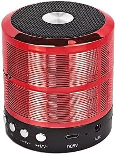 Mini Caixa de Som Bluetooth 5.1 Portátil Sem Fio USB TF FM Vermelha