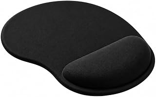 Mouse Pad Ergonômico Preto