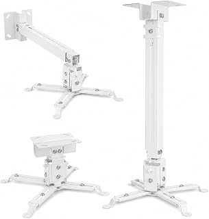 Suporte para Projetor Universal Ajustável 43 a 65 cm Teto e Parede