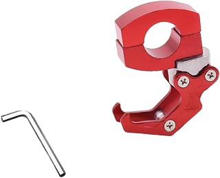 Gancho de Guidão em Alumínio para durante moto e Scooter Elétrica(Red)