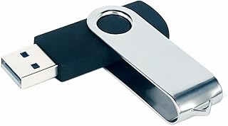 Pen drive USB de 8 GB com design giratório, pen drive portátil USB 2.0, pen drive de armazenamento de dados para estudantes, viagens e escritório, uso doméstico (preto, 8 GB) Pen drive USB de 8 GB com design giratório, pen drive portátil USB 2.0, pen drive de armazenamento de dados para estudantes, viagens e escritório, uso doméstico (preto, 8 GB)