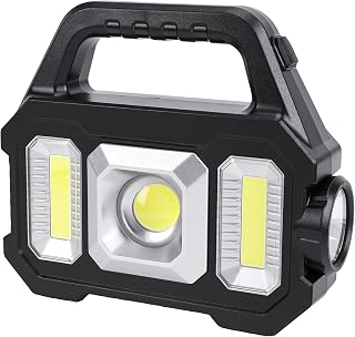 Yinhing Lanterna Solar USB Recarregável Farol LED 10W Portátil
