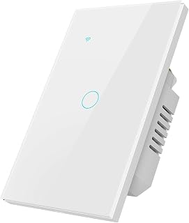 Interruptor Inteligente Wi-Fi Touch Bivolt, 2.4 GHz Smart Touch 1 Botão