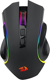 Mouse Gamer Redragon Griffin Pro RGB Preto PAW3212 4800DPI M602P-KS Mouse Gamer Redragon Griffin Pro RGB Preto PAW3212 4800DPI M602P-KS