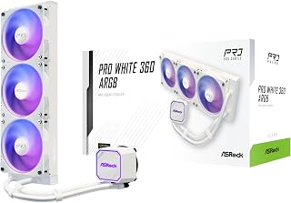 WATER COOLER ASROCK PRO WHITE 360 ARGB BRANCO 360MM