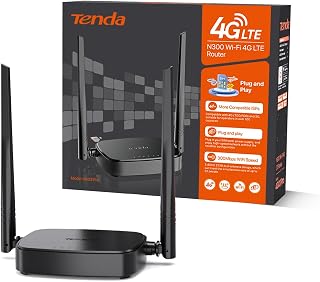 Tenda Roteador 4G03 Pro 4G LTE N300 com Nano SIM, Wi-Fi 300 Mbps