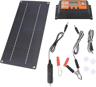 Mingzhe Kit Controlador de Painel Solar, 60W Eficiência Monocristalina