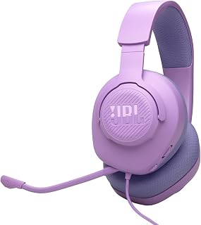 JBL, Fone de Ouvido Com Fio, Quantum 100M2, Headset Gamer, Over Ear, Microfone Removível - Roxo