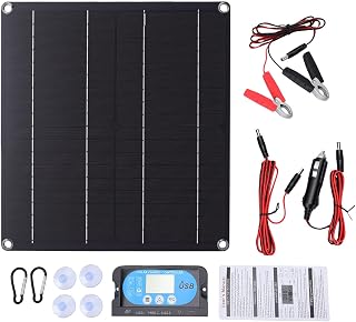 Asixxsix Carregador de Painel Solar Com Controlador
