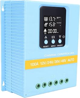 WALFRONT Controlador de Carga Solar MPPT, Detecção Automática de Tensão,