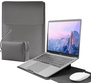 Capa para Notebook 15,6 Polegadas, Case Notebook com Mousepad Embutido, Elevação de Altura Ergonômica, Bolsa de Armazenamento, Capa de Notebook para Laptop 13 a 16 Polegadas, Cinza Capa para Notebook 15,6 Polegadas, Case Notebook com Mousepad Embutido, Elevação de Altura Ergonômica, Bolsa de Armazenamento, Capa de Notebook para Laptop 13 a 16 Polegadas, Cinza