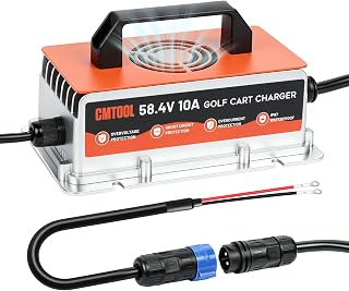 Carregador de bateria de lítio 58,4V 10A para baterias LiFePO4 de 48 V